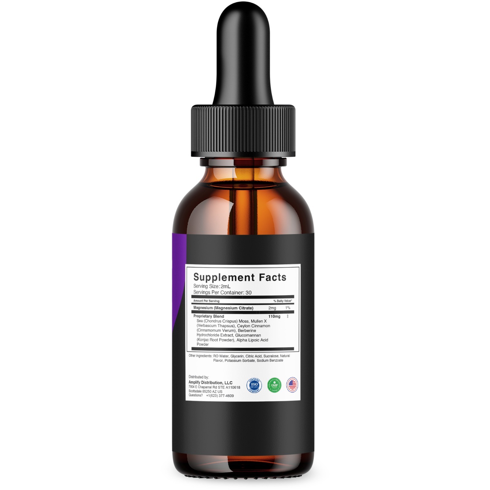 (3 Pack) Purple Fit Weight Management Drops, PurpleFit Support Supplement (6oz)
