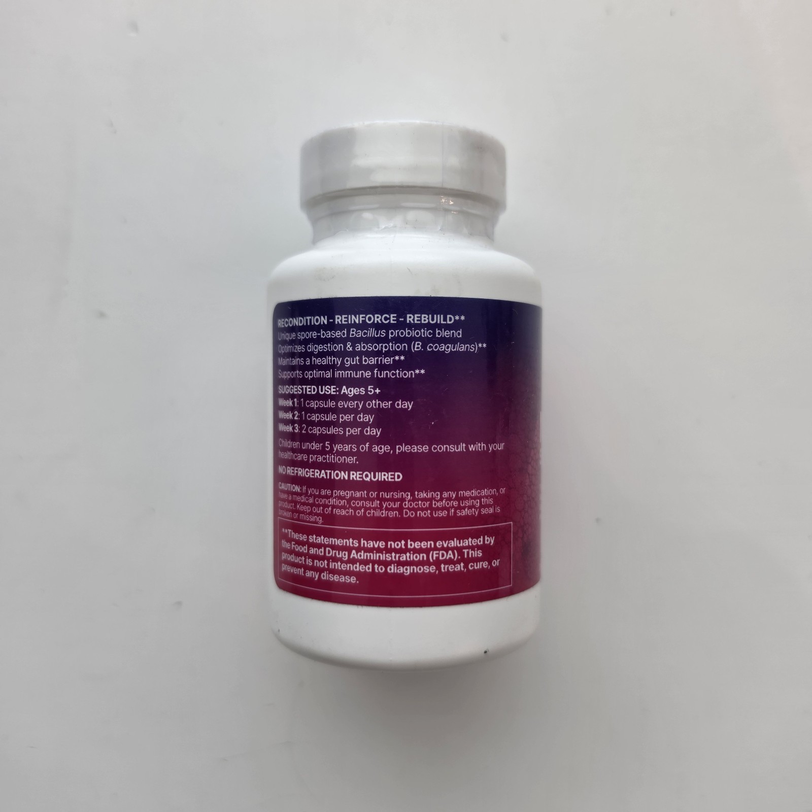 Microbiome Labs – Mega SporeBiotic – Probiotic – 60 Capsules – 01/2027