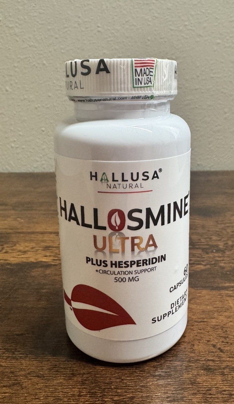 NEW Hallusa Hallosmine Ultra Plus Hesperidin Circulation Support 500mg