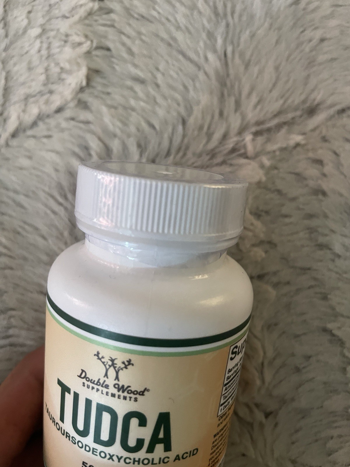 Double Wood Supplements TUDCA 500mg Liver Health 60 Capsules Exp 03/2028