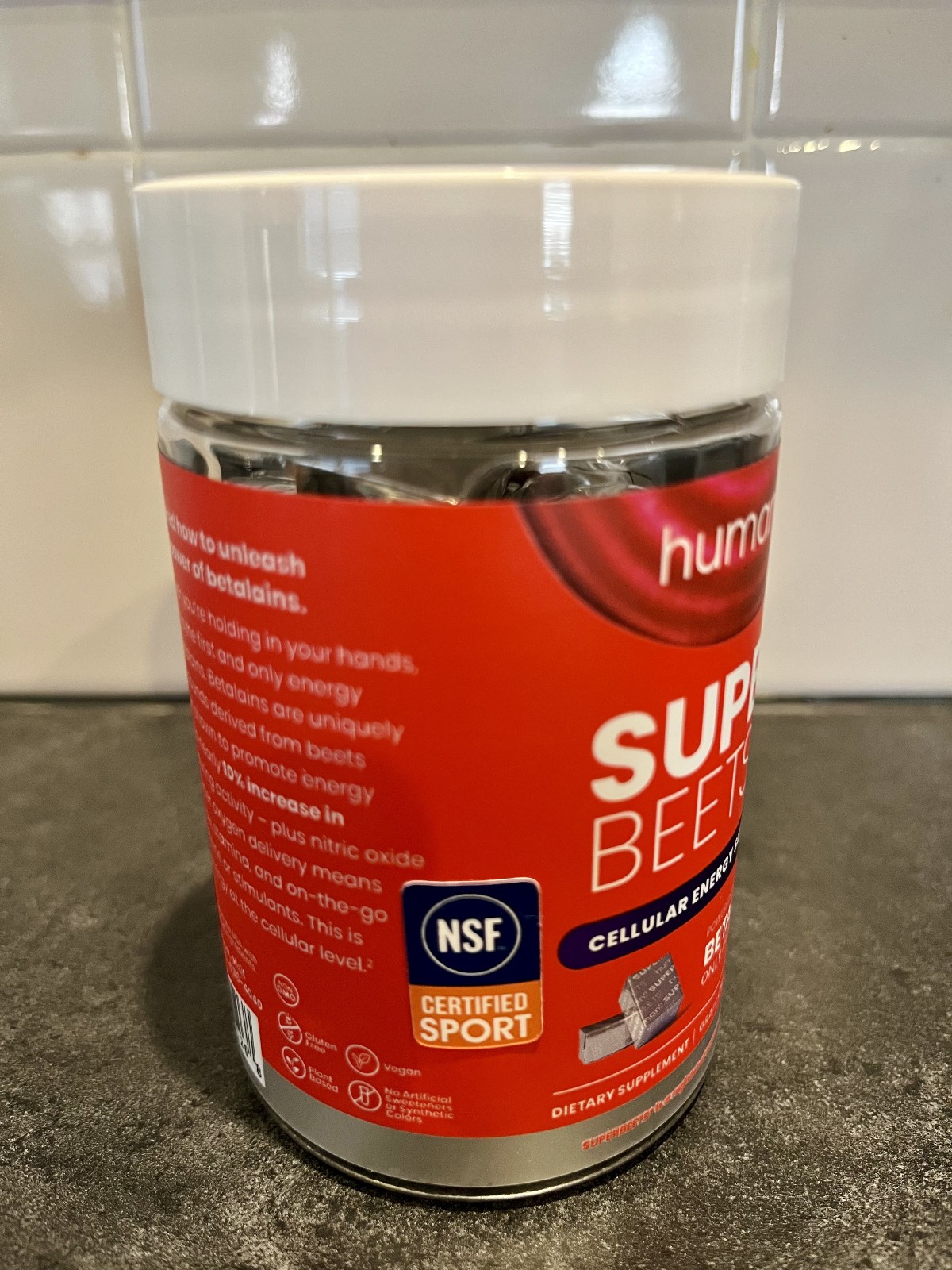 NEW & SEALED! – Humann Super Beets Cardio Energy Chews – 30 Ct – Best by 09/2026