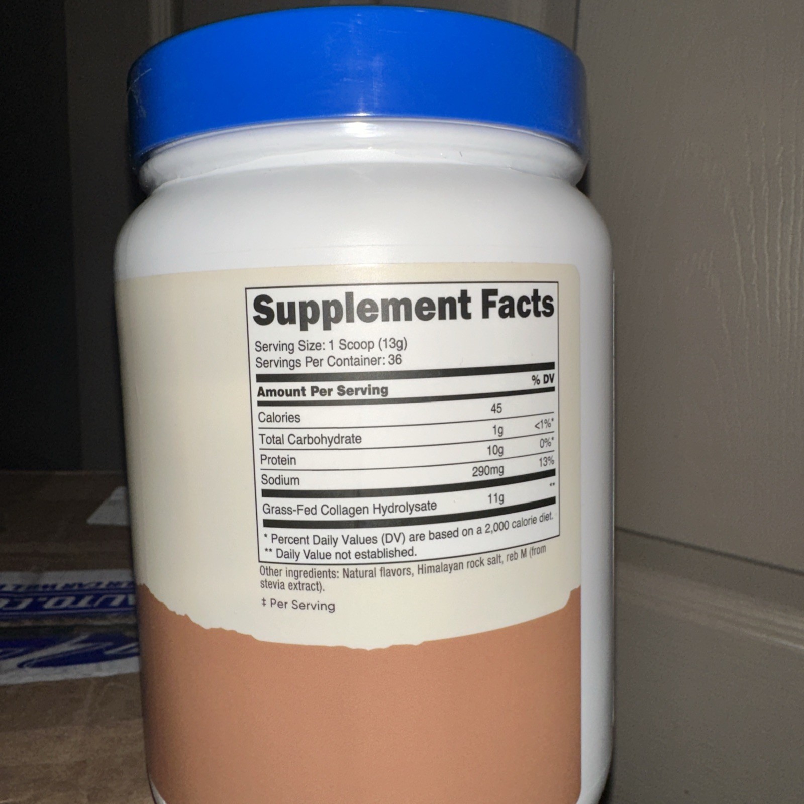 Nutricost Grass-Fed Collagen Powder 1LB (454 G) (Salted Caramel)