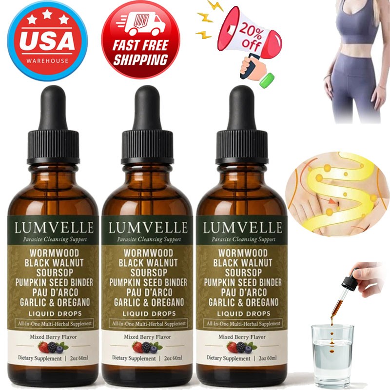 LUMVELLE Wild Harvested Wormwood Herbal Liquid Botanical Supplement Drops HOT