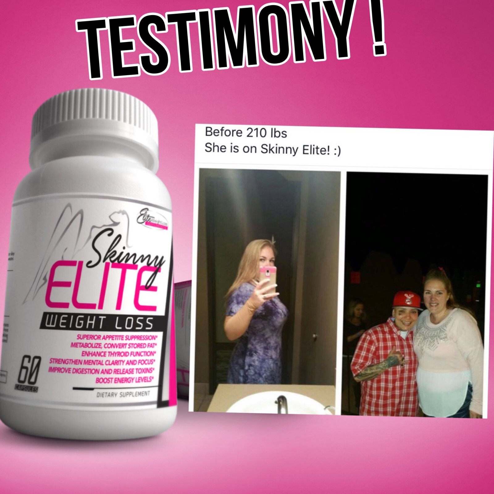 Skinny Elite Weight Loss Supplement USA Formulated Updated Formula V2