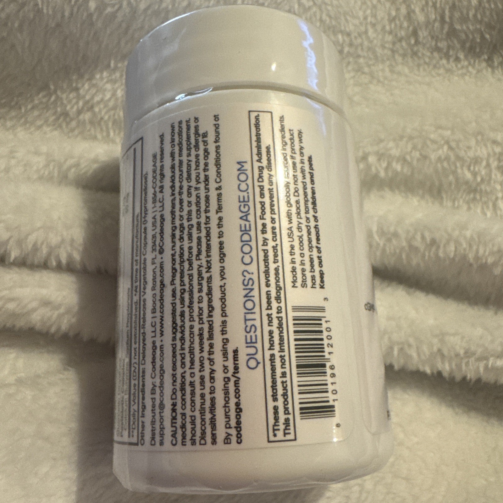 Codeage Probiotic+ 50 Billion CFU 12Strain D3, Zinc Bisglycinate, Quercetin 30ct