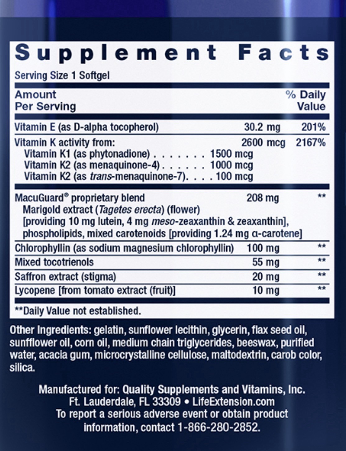 PRICE DROP – TWO (2) Life Extension Once-Daily Health Booster 60 Softgels nonGMO