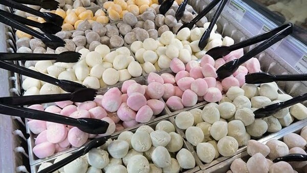 Mochi Blueberry 6 pieces of 35g | 1bag | Pure Natural Chemical Free