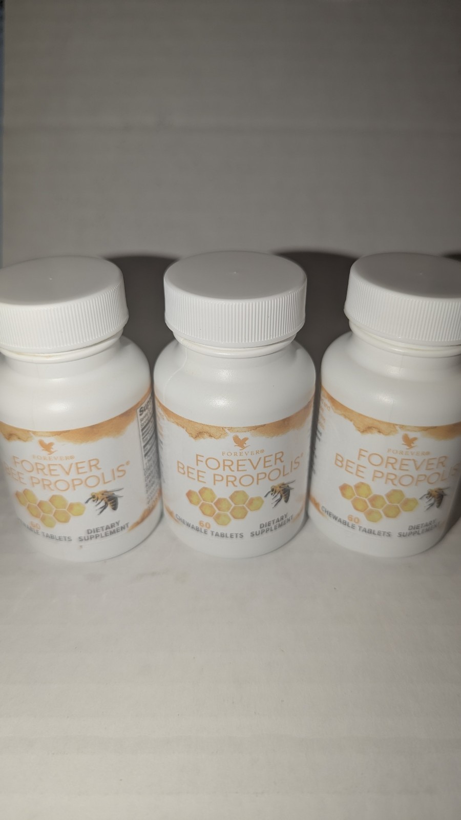 New Forever Living Forever Bee Propolis® 60 Tablets, boost immunity, 3 pcs, 0130