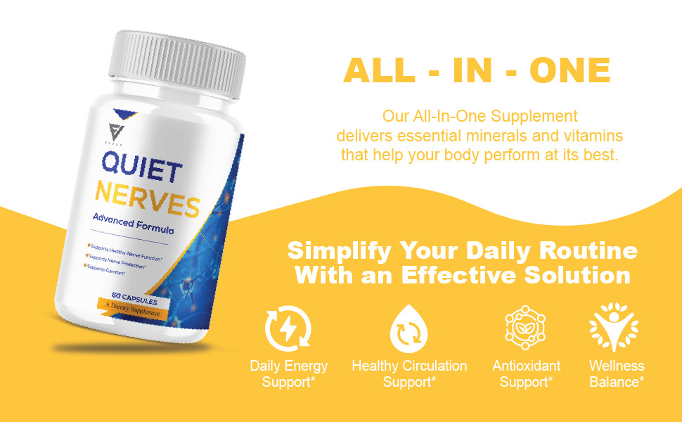 (5 Pack) Quiet Nerves Advanced Support, QuietNerves Formula (300 Capsules)