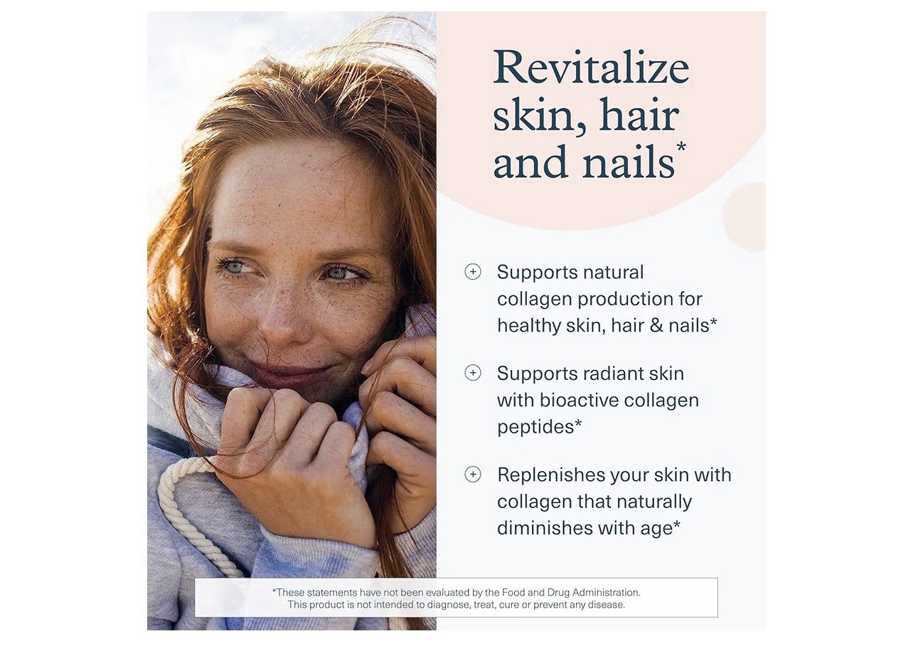 Collagen with Vitamin C- 6,000 mg Hydrolyzed Collagen Peptid