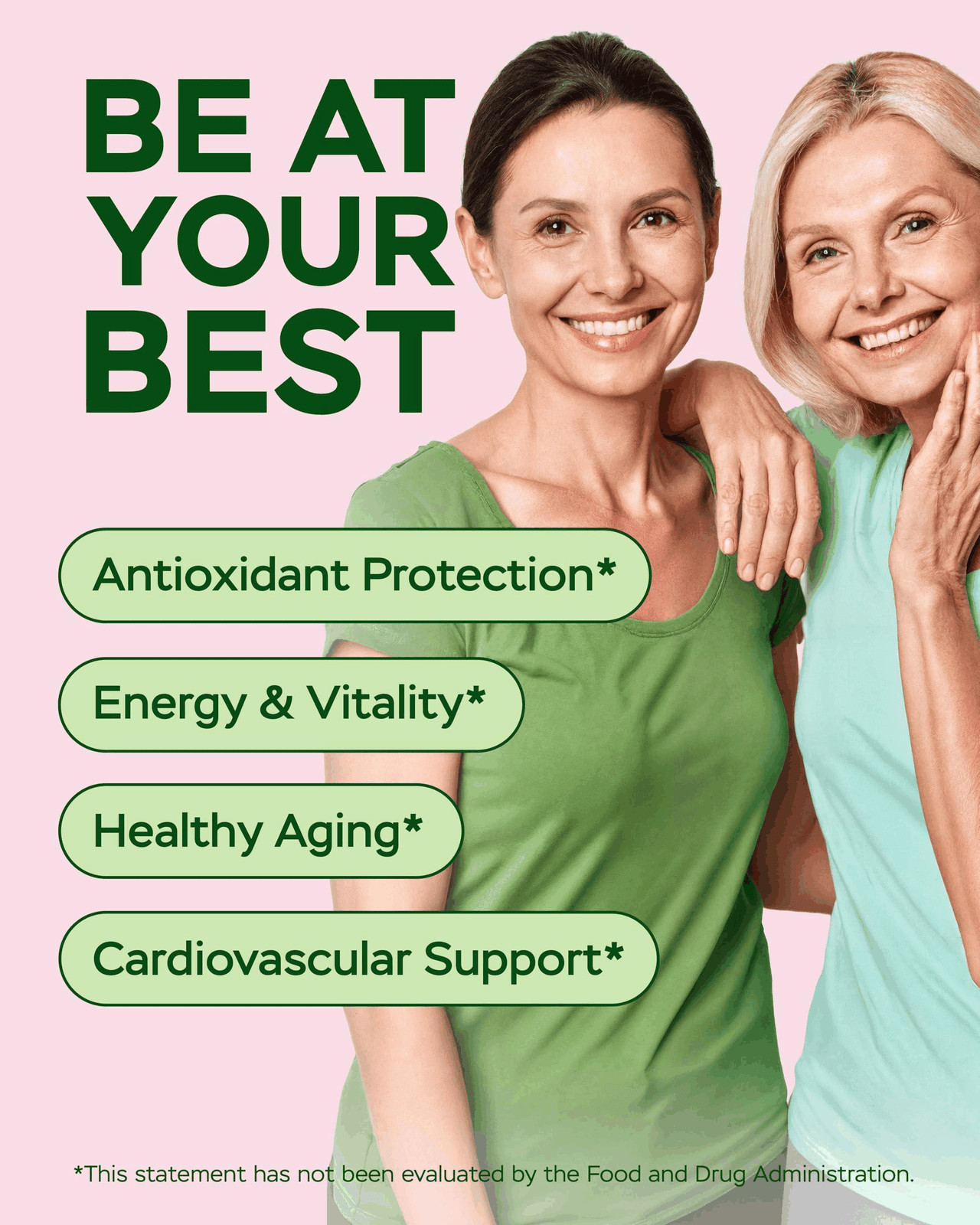 Resveratrol Supplement 1800mg Complex COQ10 Quercetin Vitamin E Calcium