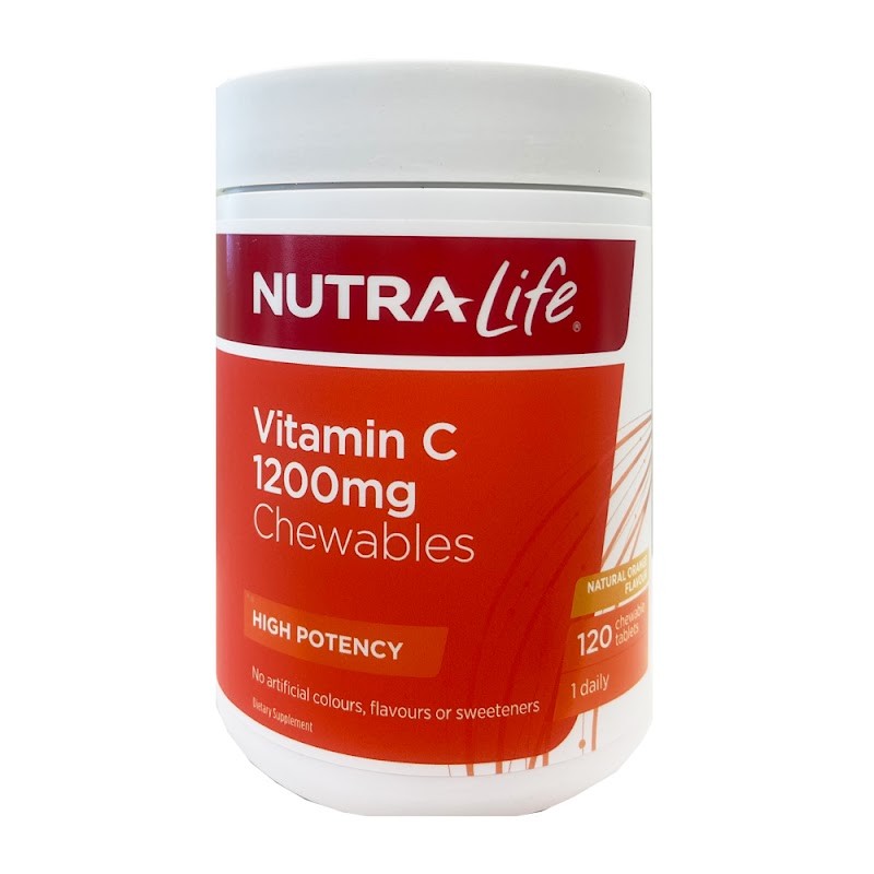 Vitamin C 1,200mg High Potency (120 Tablets) – 3 Pack