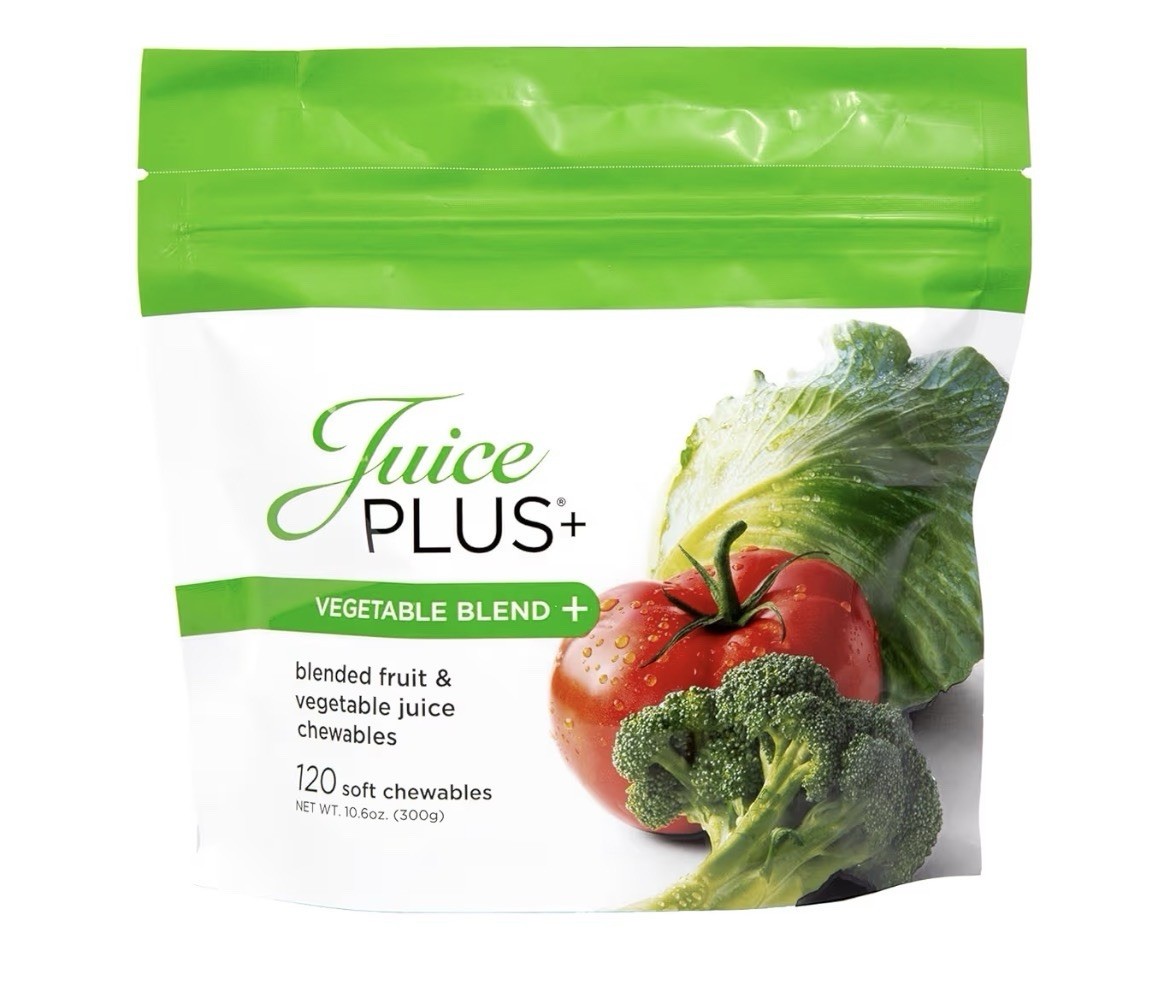 JuicePlus+ Fruit & Vegetable Blend Soft Chews Tasty Vegan Fruit Veggie 4 Packs