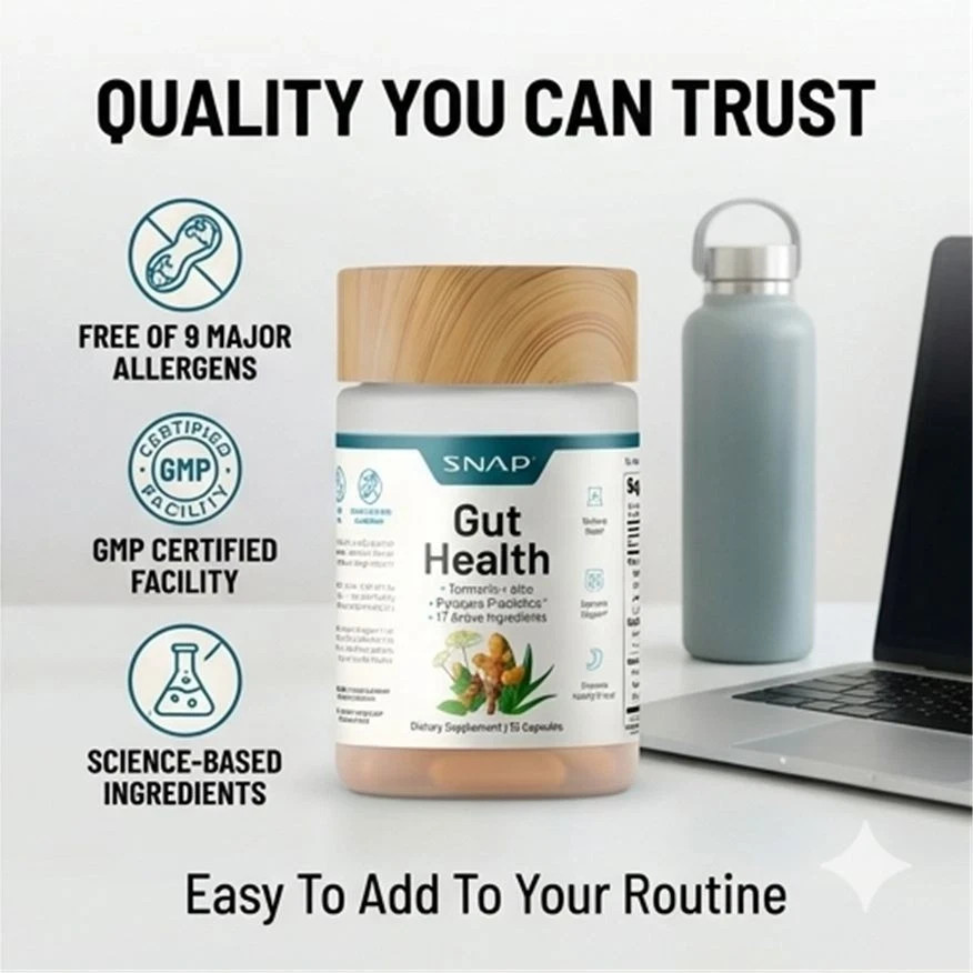 Turmeric Gut Health Capsules 50ct – 2 Pack – Probiotics & Digestive Support