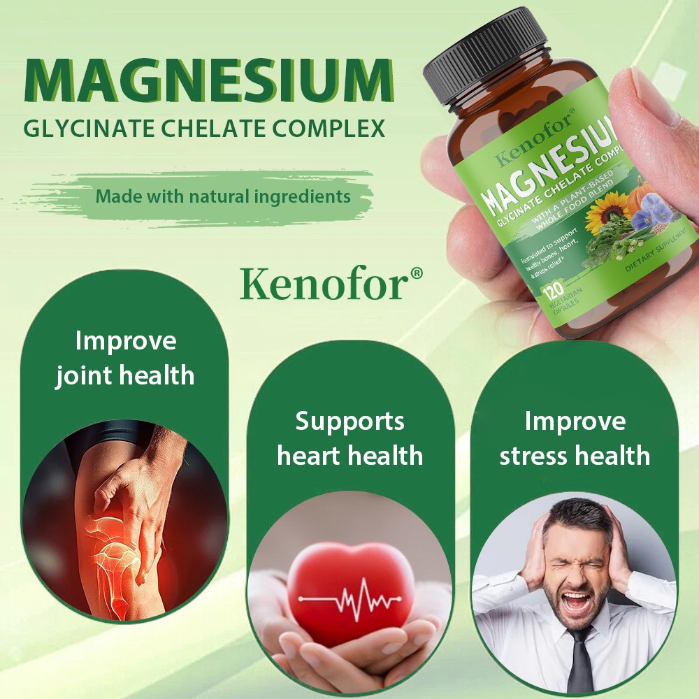Magnesium Glycinate 200 Mg Per Serving Chelated High Absorption Gentle Stomach