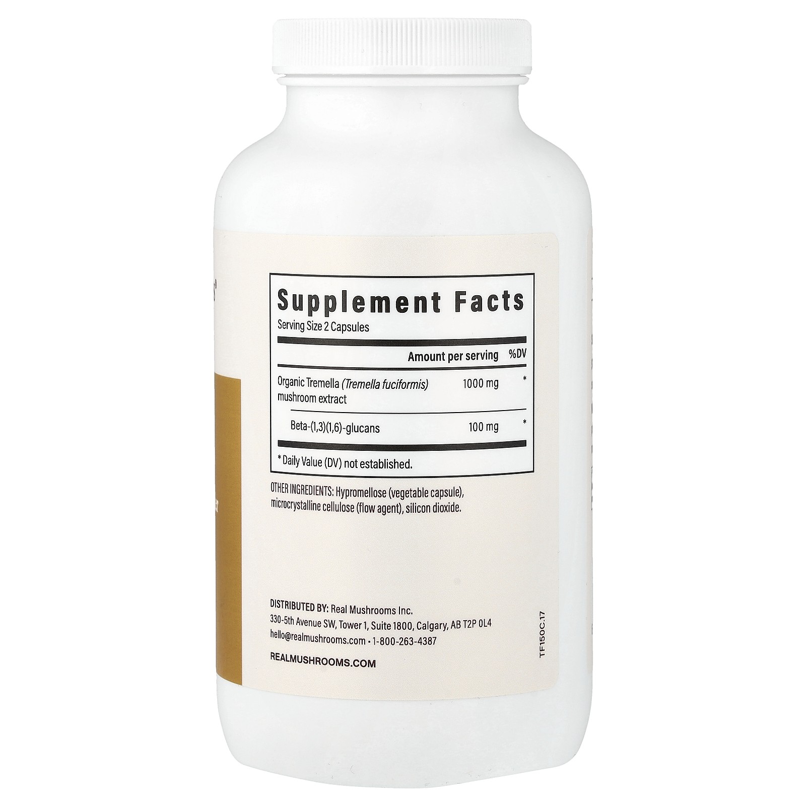 Tremella, Mushroom Extract Powder, 300 Capsules