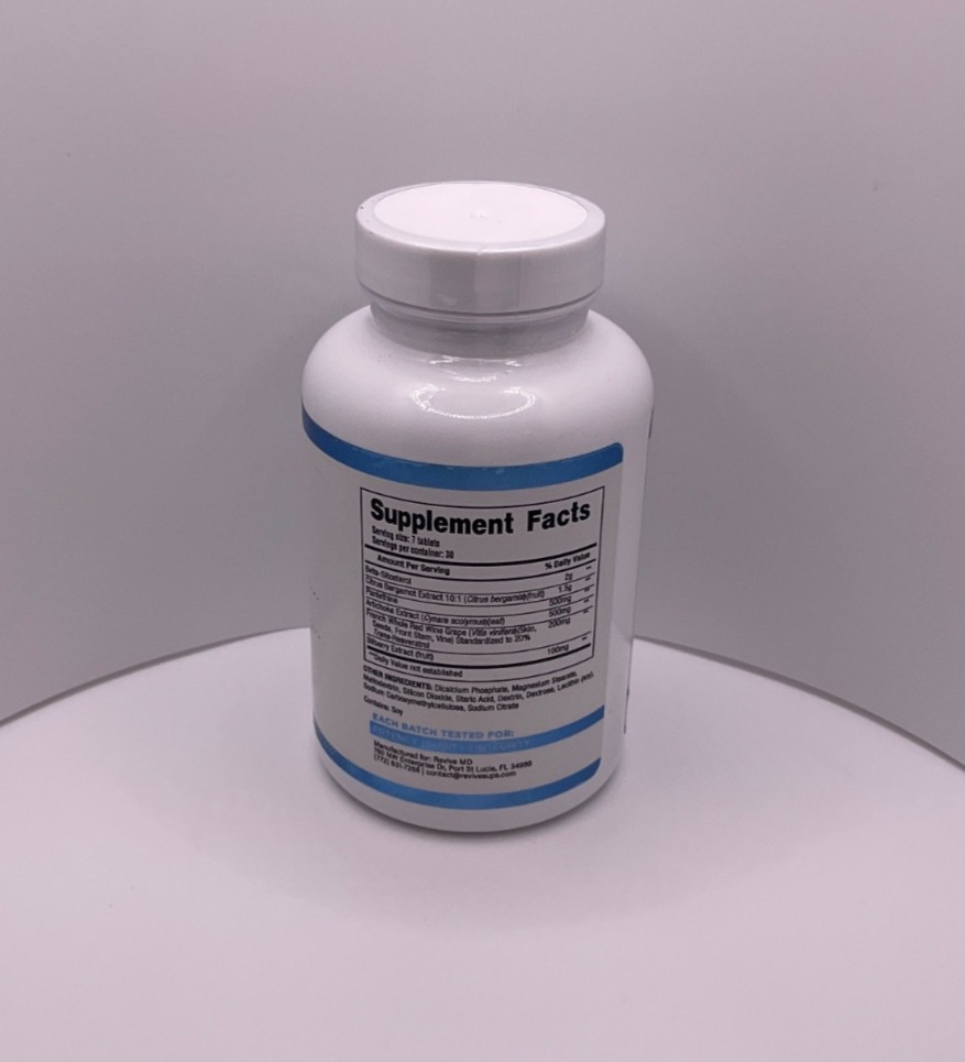 Revive MD Lipid Supplement Supports Healthy Cholesterol Levels Sealed Exp 10/26