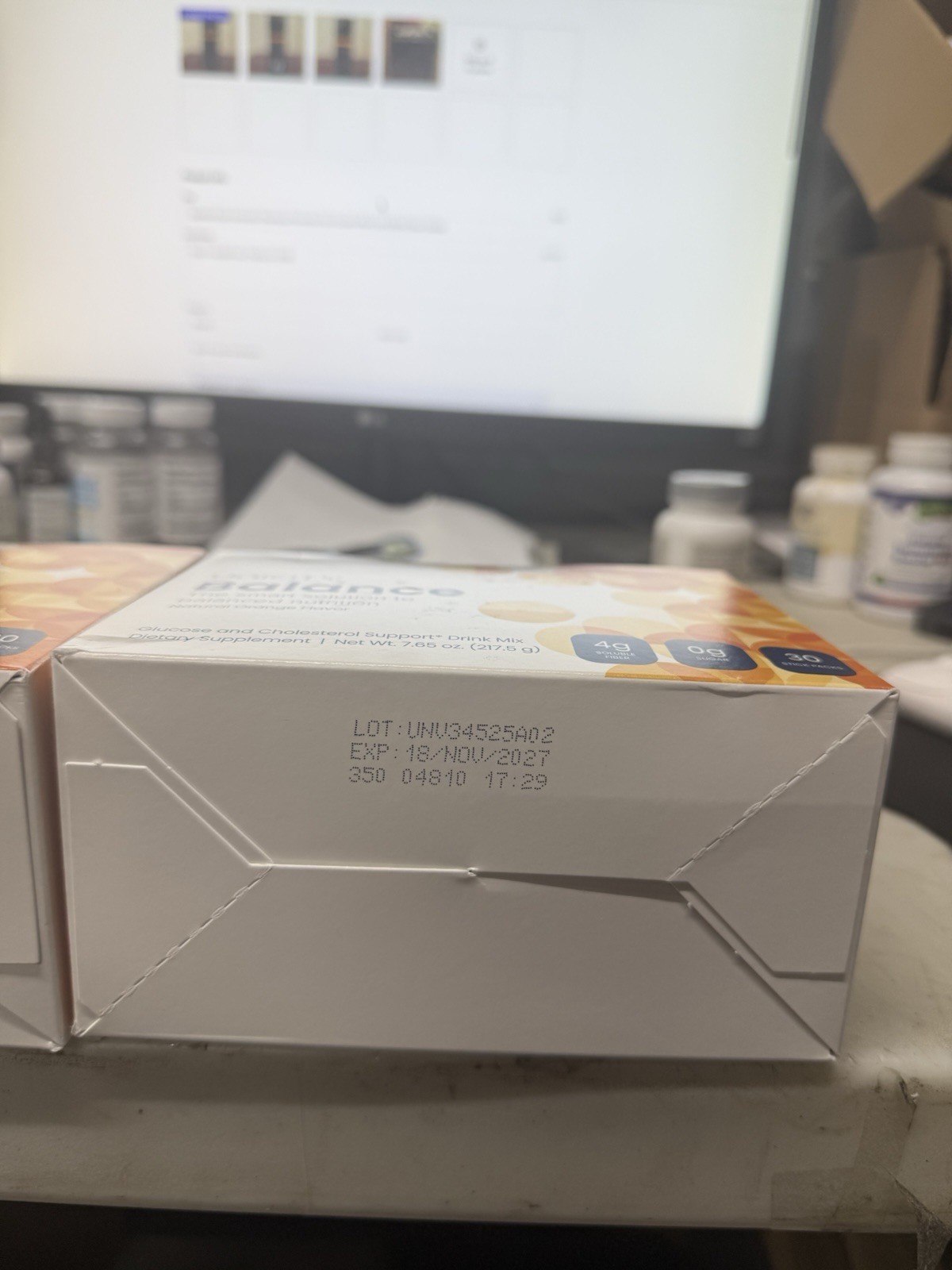 (2 Pack) Unicity BALANCE 30 Packets/Stick Packs ORANGE Exp 11/2027 NEW/SEALED
