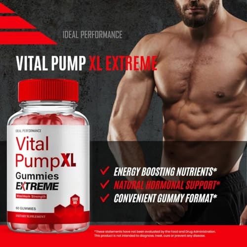 VitalPumpXL Vital Pump XL Max Supplement – 300 Gummies (5 Pack)