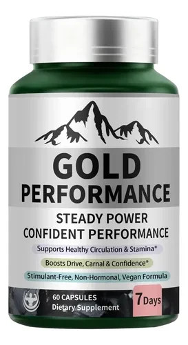 2x Gold Performance Steady Power Supplement Energy & Endurance 120 Caps Sealed