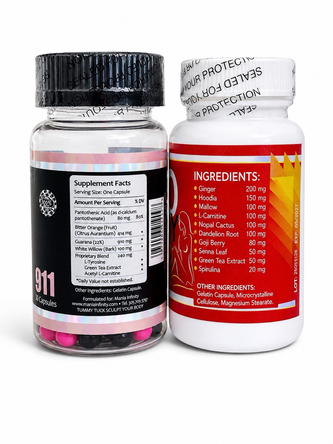 Beauty 911 & 360 Skinny Dietary Supplement Bundle | 30 Caps Each | Sealed