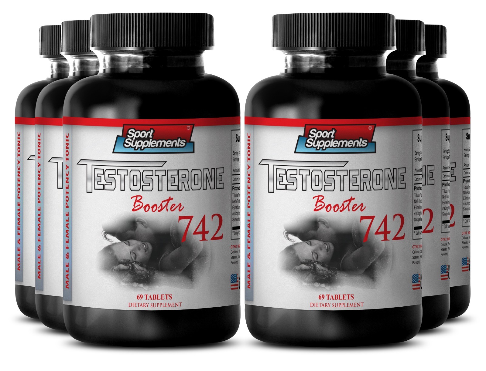 Prostate Health Tablets – Testosterone Booster 742mg – Nettle Root Extract 6B