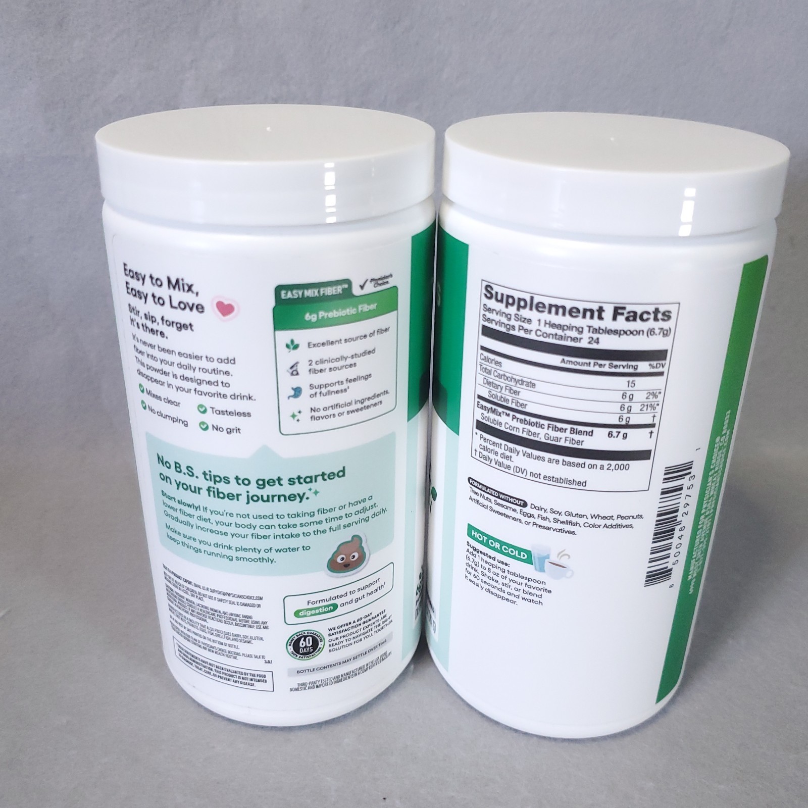 Lot 2 – Physician’s Choice Easy Mix Fiber Powder Digestion Unflavored 5.7oz 2027