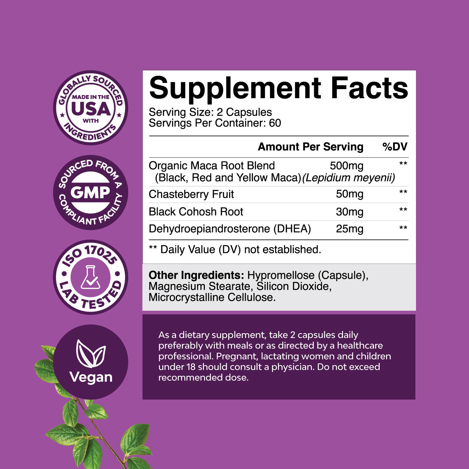 Complete Perimenopause Supplement for Women Multibenefit Menopause Relief 120ct