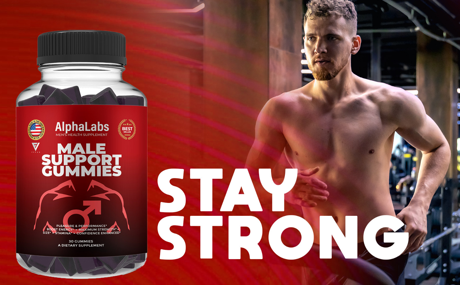 (3 Pack) Alpha Labs Gummies AlphaLabs Maximum Performance Gummy (180 Gummies)