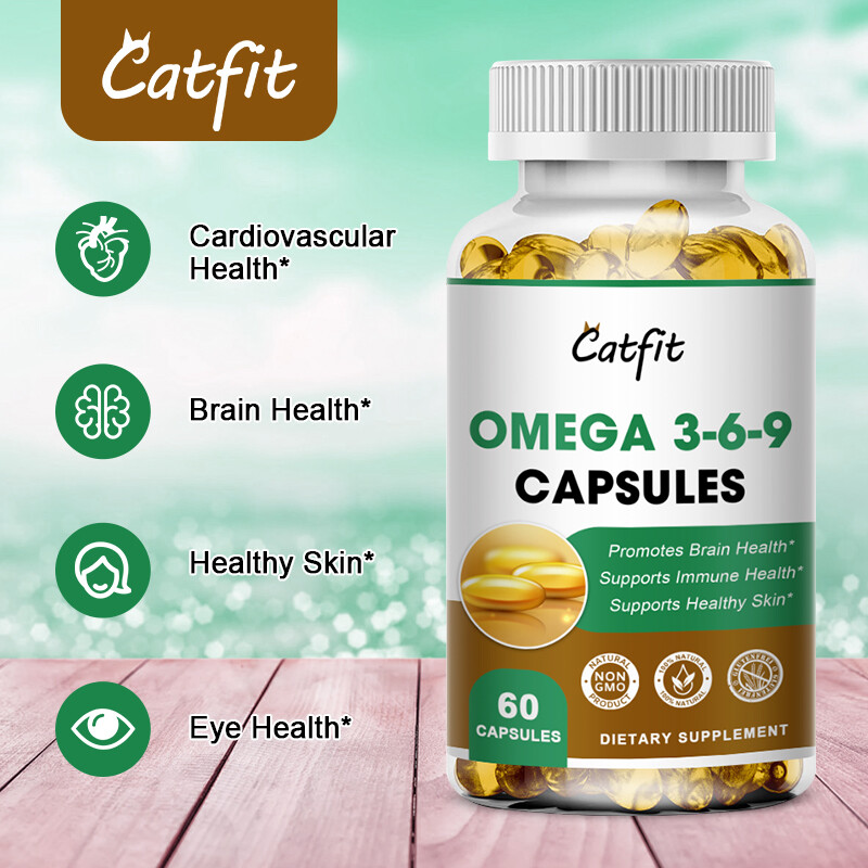 Omega 3-6-9 Vegan & Vegetarian Omega Formula Essential Fatty Acid Complex