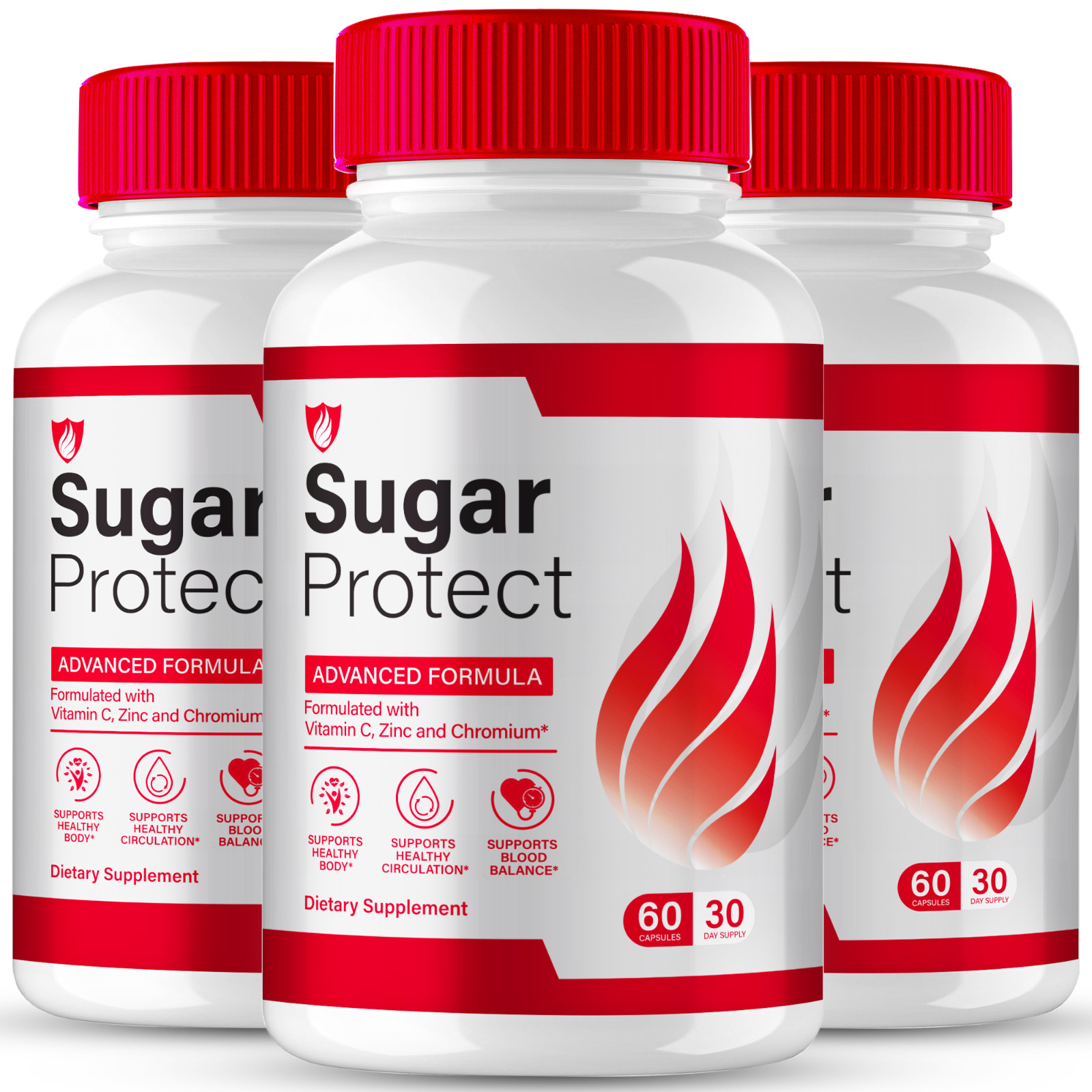Sugar Protect Capsule Official SugarProtect Blood Support Supplement (3 Pack)
