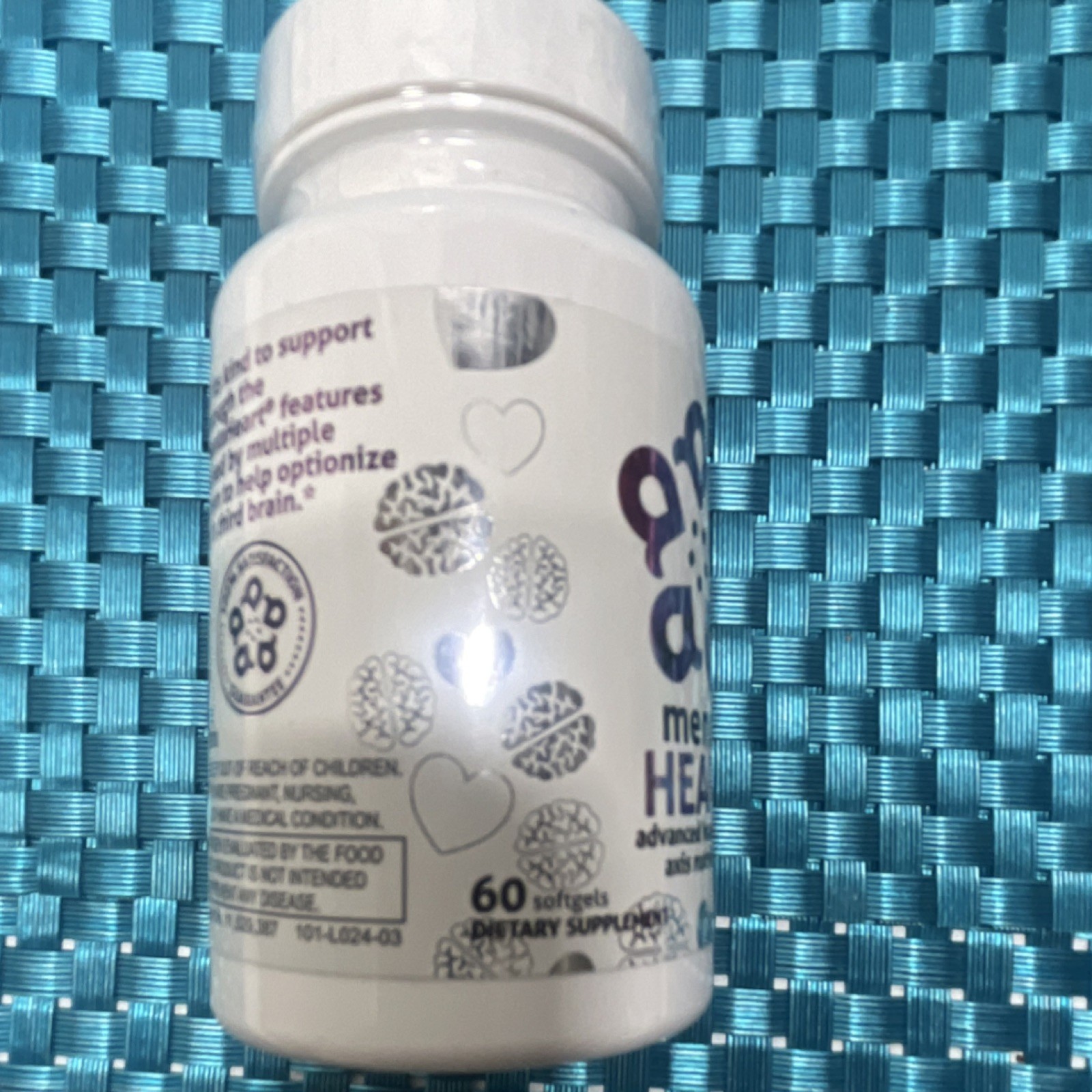 Amare Global mentaHEART Heart-Brain Axis Nutrition 60 Softgels Exp 12/2026