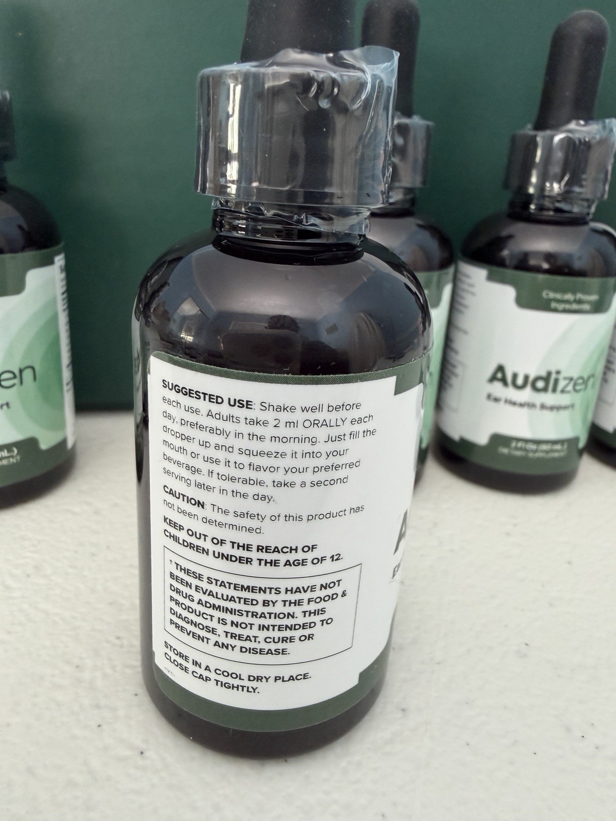 Audizen Ear Health Suppport Drops Natural Formula Dietary Supplement Set Of 6