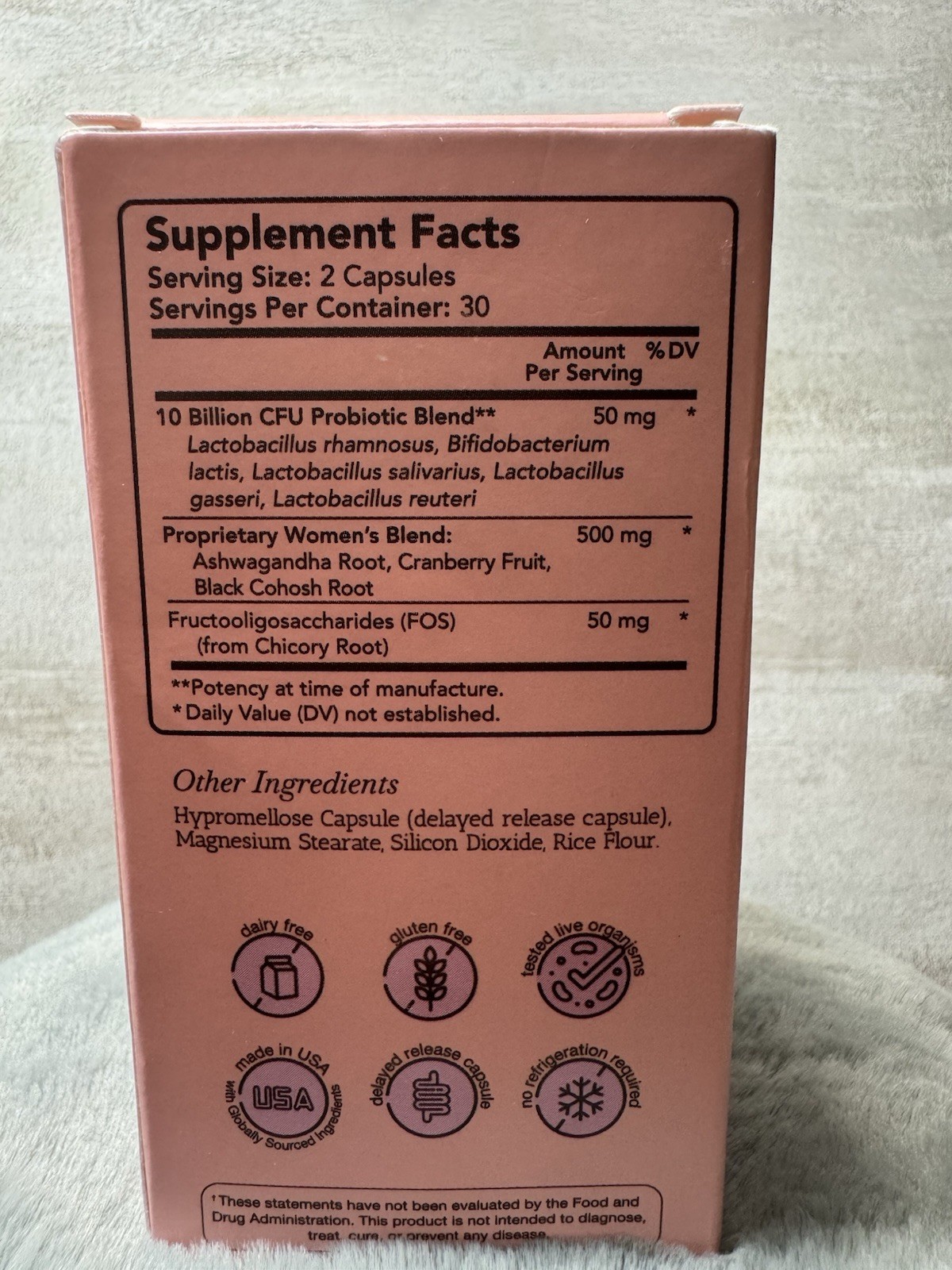 Vitamin Bounty Women’s Pro-Daily Probiotic 60 Capsules Exp 11/2027