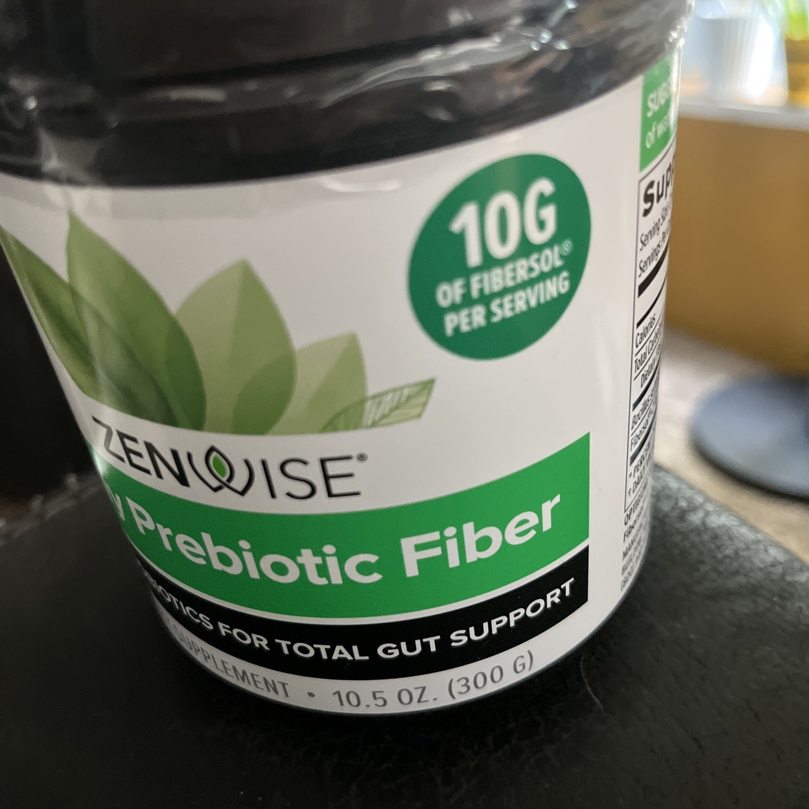 Zenwise Prebiotic Fiber Probiotics Bacillus Flaxseed Powder Digestive 10.5 oz
