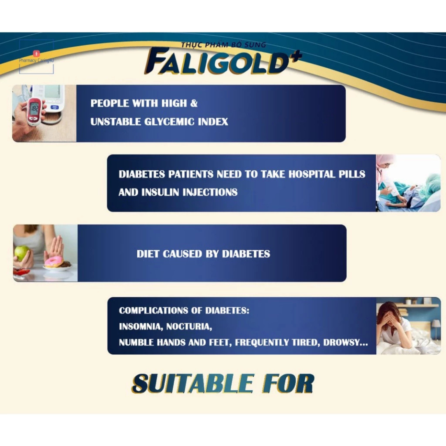 Faligold+ Colostrum Milk Powder Diabetic 100% Authentic Vanilla – 400g/650g
