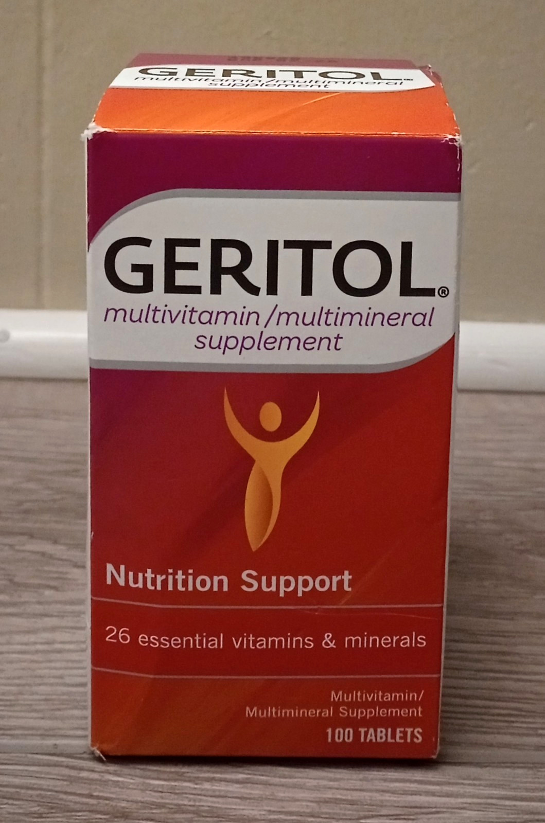 Geritol Multivitamin/Multimineral Supplement Nutrition Support 100 Tablets 02/28