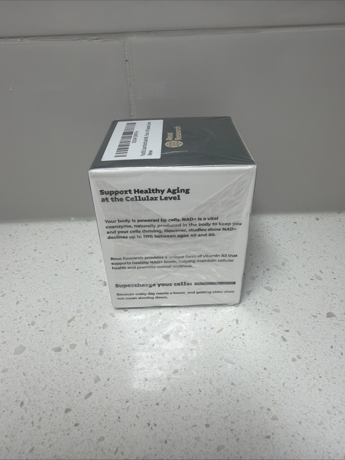 Reus Research NAD+ Nicotinamide Riboside 900 mg + Resveratrol, 80 Caps SEALED