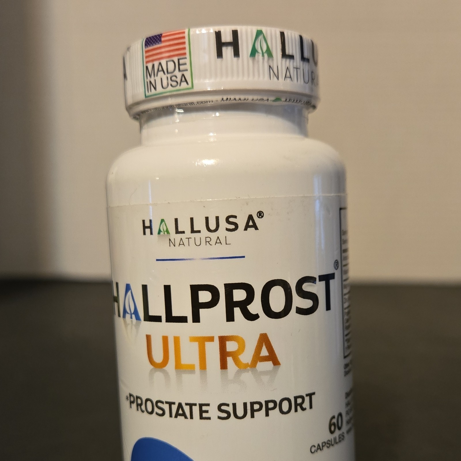 Hallusa Natural HallProst Ultra Prostate Support 60ct Exp 06/2027