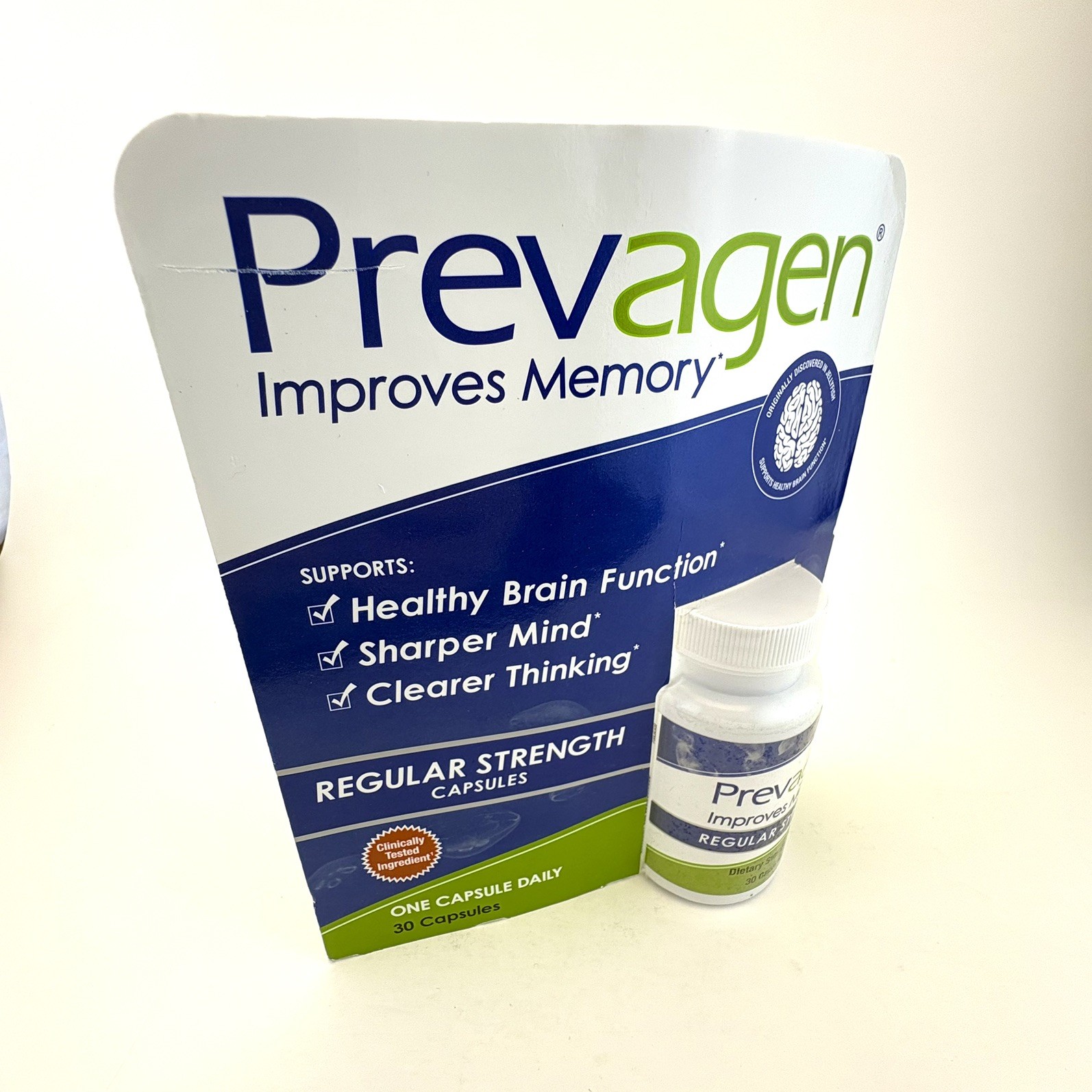 Prevagen Regular Strength 10mg Capsules – 30 Count