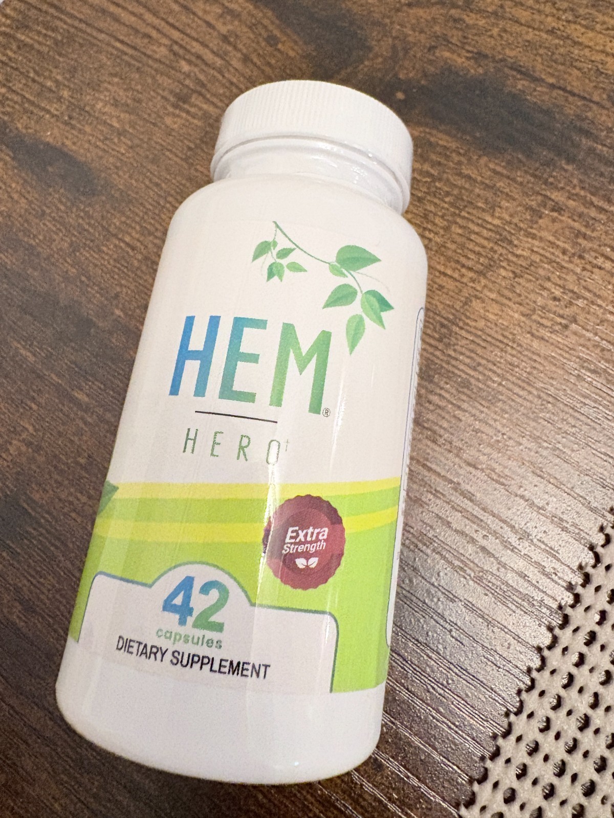 Hem Hero Extra Strength Dietary Supplement 42 Capsules Diosmin Blend Citrus Hesp