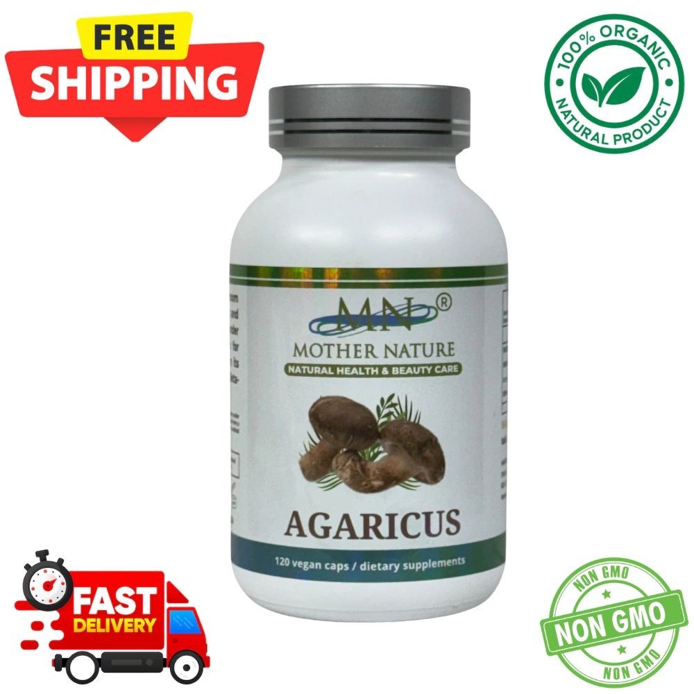 Mother Nature Agaricus Kidney & Liver Support Supplement – Mushroom Blend