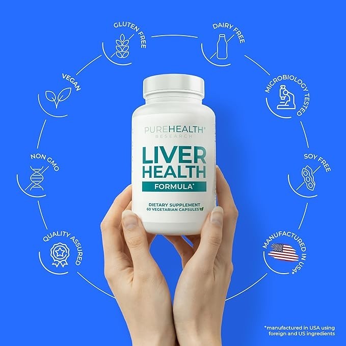 Liver Health Formula for Detox, Weight Management by PureHealth Research