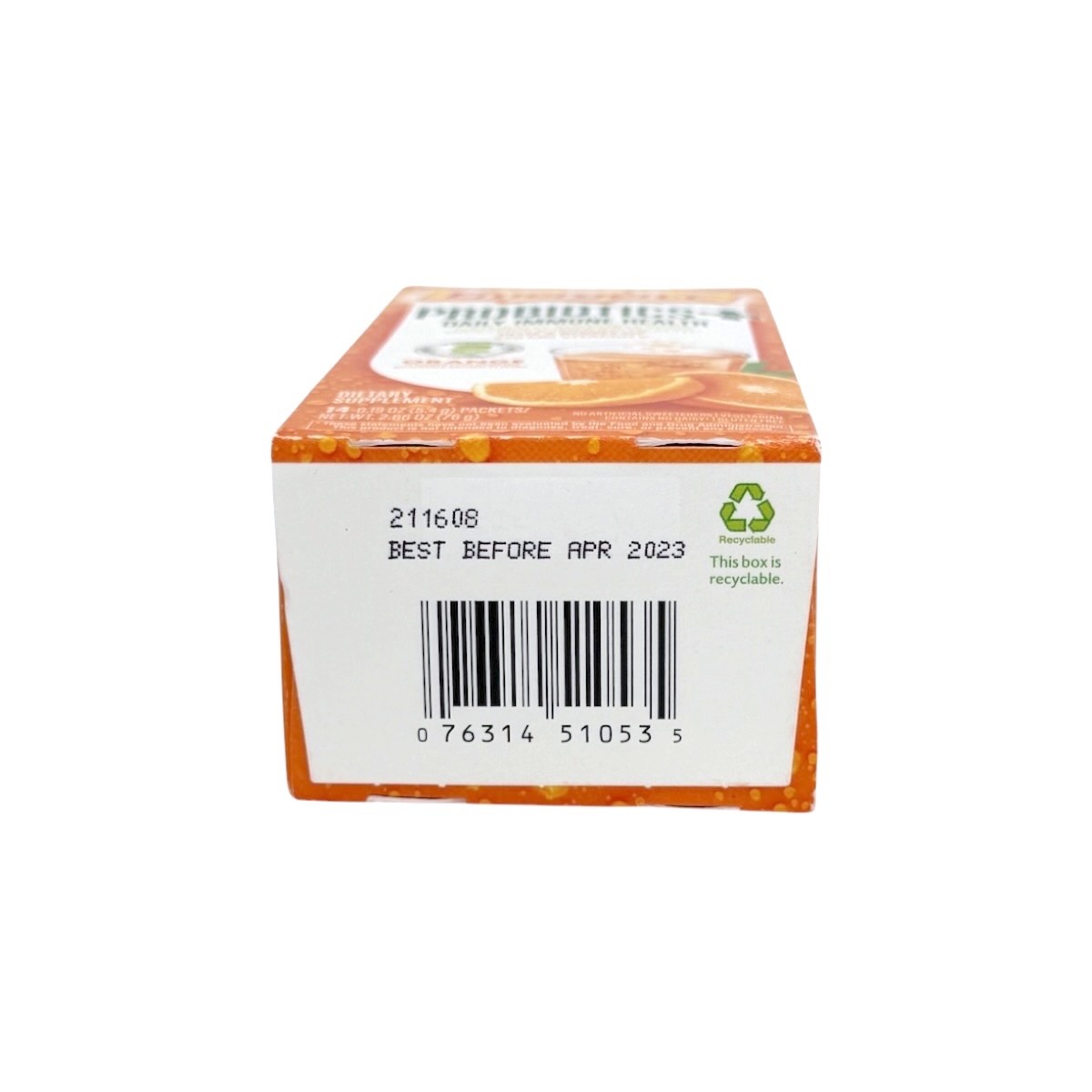 Emergen-C Probiotics Daily Immune Health Orange 14 Packets READ Description