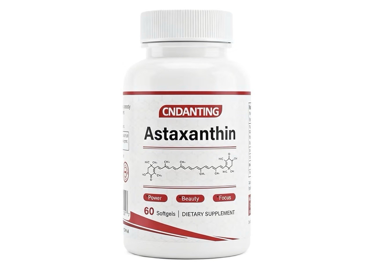 Astaxanthin 12 mg Softgels 60 Count – Antioxidant, Eye & Skin, 30-day supply