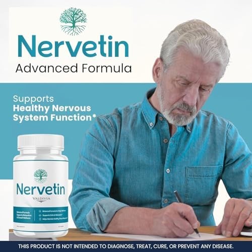 Valdivia Nervetin 60 Capsules Nerve Support Supplement Made in USA Nerve Health