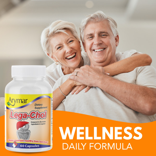 Arymar Lega-chol Liver Health Supplement, 60 Caps – Supports Liver Function