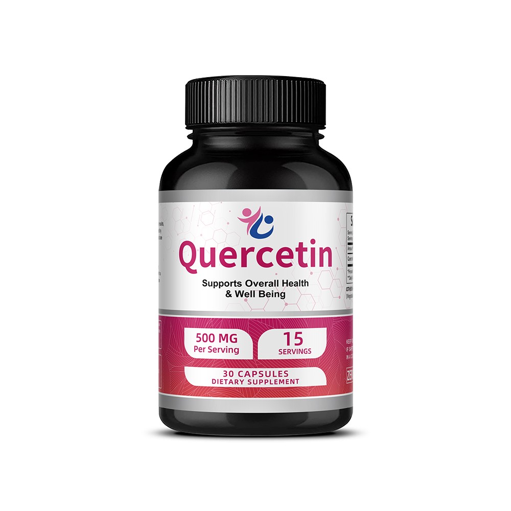 Quercetin 500mg 30~120Caps – Antioxidant for Respiratory,Heart&Overall Wellness