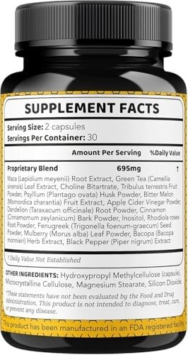 Valdivia Prime Perform 180 Capsules 3 Pack Men’s Health Supplement Made in USA