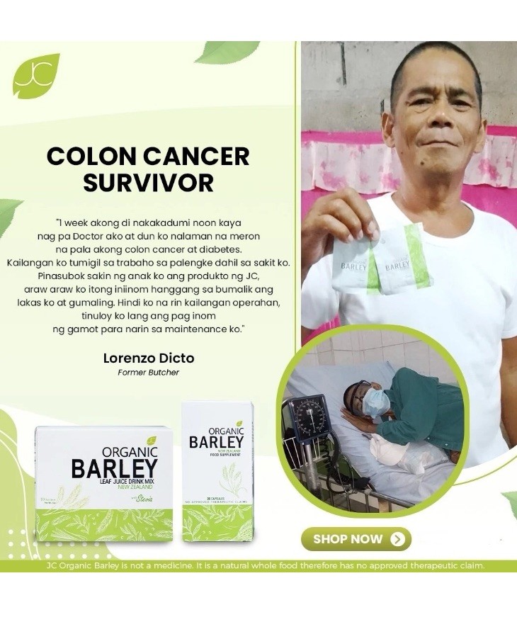 JC PURE Organic BARLEY Capsules from New Zealand NEW in Pkg.